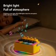thumbnail image 4 of Amplificador de Piano y Guitarra, Batería Electrónica, Altavoz Bluetooth, Altavoces Inalámbricos con Luz LED RGB, Regalo Amarillo., 4 of 8