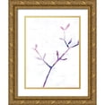 thumbnail image 1 of Seay, Anne 25x32 Gold Ornate Wood Framed with Double Matting Museum Art Print Titled - Leaf Trio, 1 of 4
