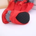 thumbnail image 3 of Winter Dog Shoes with Reflective Tape & Drawstring, Fleece Warm Pet Boots for Cold Weather, Non-Slip Soles, Indoor & Outdoor Use for Small and Medium Dogs, 3 of 5