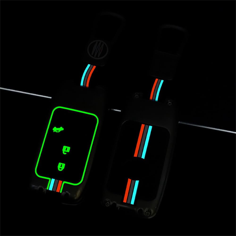 Zinc Alloy Smart Key Fob Case Cover Protector Shell Fit for Toyota Avalon Camry Corolla Highlander Prius RAV4 Venza