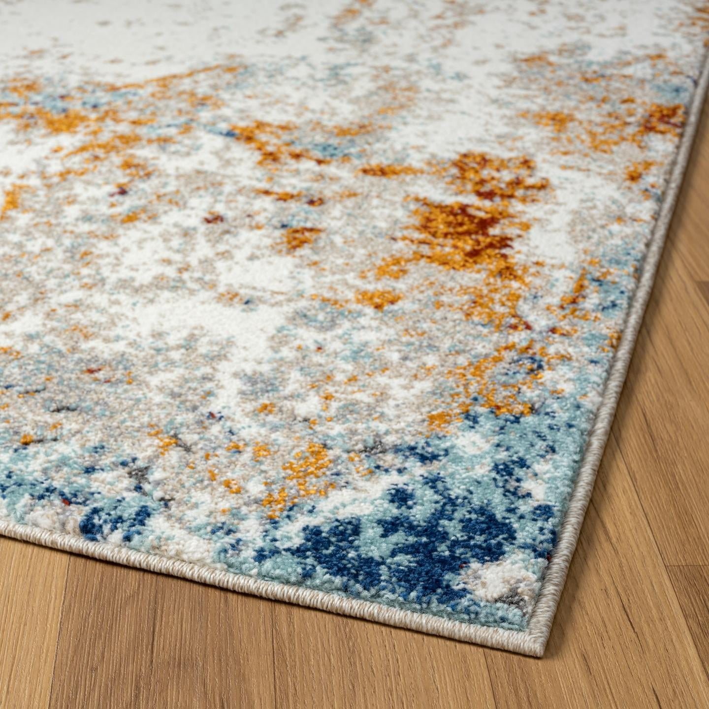 LUXE WEAVERS Modern Abstract Multi 8x10 Area Rug for Living Rooms and Bedroom