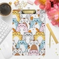 thumbnail image 4 of FMSHPON Cute Colorful Cat Cartoon Clipboard Hardboard Wood Nursing Clip Board and Pull for Standard A4 Letter 13x9 inches, 4 of 5