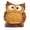 With Branches, variant on Cute Owl Resin Flower Pot, Indoor Desktop Decorative Succulent Planter (With Branches)
