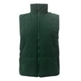 thumbnail image 3 of Rigardu Puffer Vest Women Corduroy Cropped Puffer Vest for Women Lightweight Stand Collar Sleeveless Jackets Zip Up Clothes Fashion 2024 Vest Coats for Women Green Xxl, 3 of 3