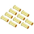 thumbnail image 1 of Uxcell 2.5mm Tubo OD Manguitos de Compresión de Latón Accesorios de Manguito de Latón 10 Paquetes, 6mm 50, 1 of 6