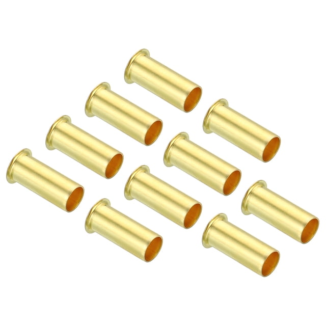 Uxcell 2.5mm Tubo OD Manguitos de Compresión de Latón Accesorios de Manguito de Latón 10 Paquetes, 6mm 50