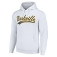 thumbnail image 2 of Men's Starter White Nashville Predators Tailsweep Fleece Tri-Blend Pullover Hoodie, 2 of 3