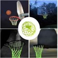 thumbnail image 4 of Canasta de baloncesto fluorescente, canasta de baloncesto luminosa nocturna, canasta de baloncesto verde, canasta de baloncesto fosforescente para exteriores, canasta de nailon resistente de, 4 of 5