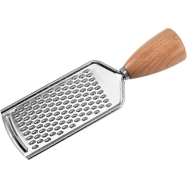Stainless Steel Grater Citrus Zester Cheese Grater With Wooden Handle For Lemon
