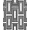 Black And White, Pattern 17, variant on ODIKA 8'x10' Washable Area Rug Black White Corridor Alfombras Modern Striped Design with Symmetrical Bands for Living Room, Under Sectional, Family , Durable, Non-Slip