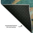 thumbnail image 5 of Addison Rugs Mayfield Premium Machine Washable Transitional Abstract Teal Rectangle Rug, 10' x 14', 5 of 6