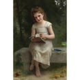 thumbnail image 2 of William Bouguereau 11x14 Gold Ornate Wood Frame and Double Matted Museum Art Print Titled - La Liseuse (1895), 2 of 4