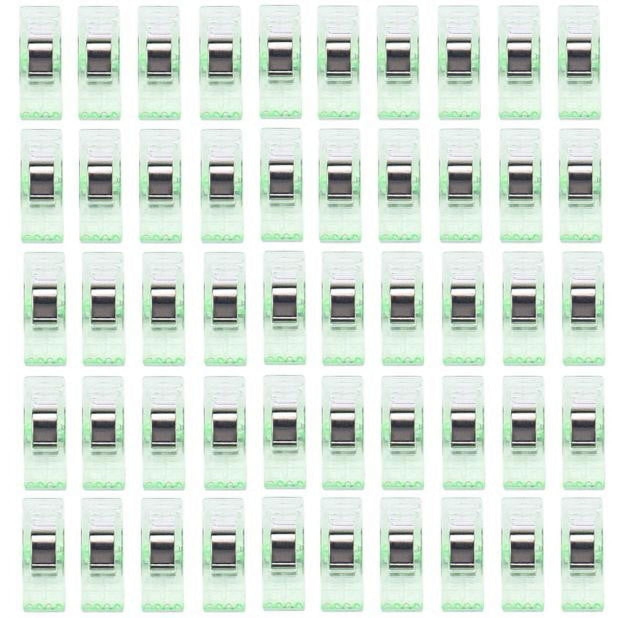 Lot De 50 Pinces Couture Plastique - Clips Tissu Couleurs Assorties Pour Couture Et Quilting