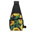 thumbnail image 6 of Wukai Sunflower 1 Versatile Chest Bag with Adjustable Strap and Multiple Pockets for Daily Use, Outdoor Sports, Shopping, and Excursions, 6 of 6