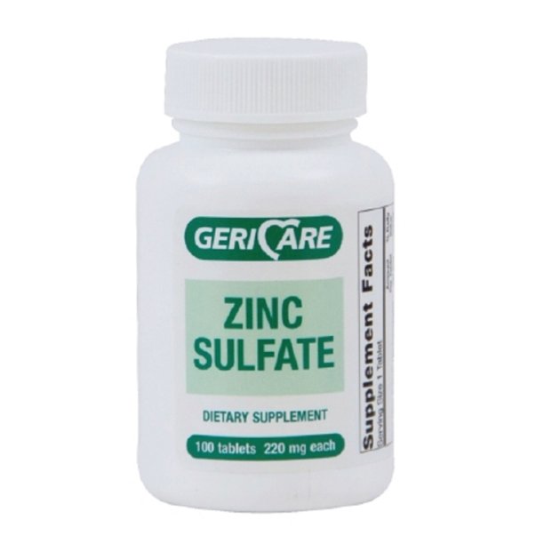 GeriCare Zinc Sulfate Supplement 220 mg Strength Tablet 60 per