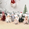 thumbnail image 2 of Nuevo Bonita muñeca de esquí de fibra de madera, adornos navideños, regalo de Año nuevo, decoración navideña para oficina, hogar, 2 of 4