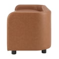 thumbnail image 2 of NPD Furniture Wendy 17.5" Faux Leather Storage Bench in Vintage Cider, 2 of 16