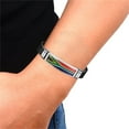 thumbnail image 3 of Pulseras para mujer, regalos para mujer 2022, decoraciones, evento, pulsera de ajuste conmemorativa, pulsera de bandera de acero inoxidable, llavero, 3 of 4
