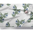 thumbnail image 2 of Soimoi Polyester Crepe Fabric Leaves & Floral Block Print Fabric by The Yard 42 Inch Wide, 2 of 3