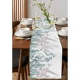 thumbnail image 4 of Retro Floral Botanical Table Runner Cotton Linen 72 Inch Holiday Dresser Scarves, Watercolor Flower Tablerunner for Kitchen Coffee Dining Bedroom Home Living Room Dinner Scarf Décor 13''x72'', 4 of 9