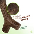 thumbnail image 4 of Benebone Maplestick Durable Dog Chew Toy for Aggressive Chewers, Real Maplewood, Medium, 4 of 9