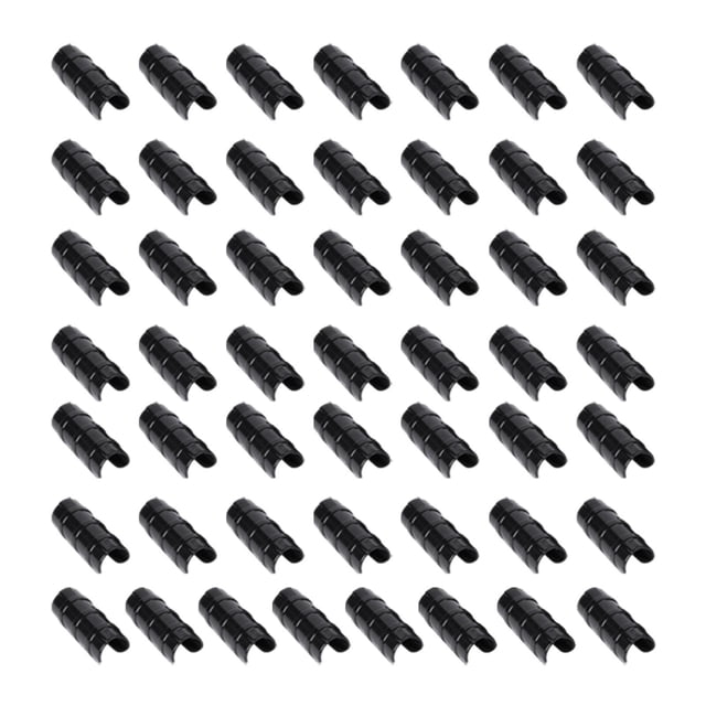 50 piezas, abrazadera para película de invernadero, abrazadera para tubería de construcción de jardín, práctica y portátil, abrazadera para tubo de ma