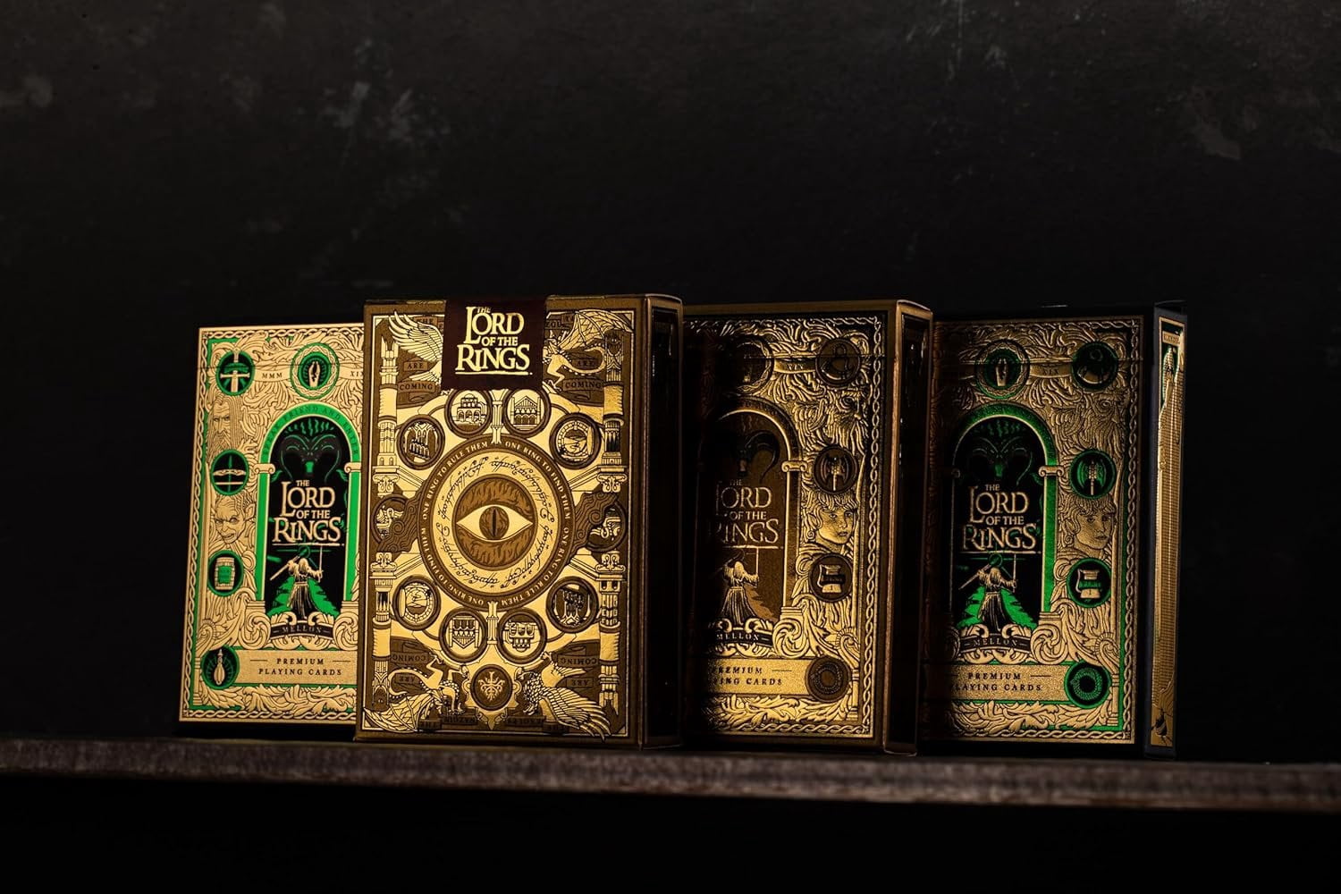 theory11 Lord of the Rings Box Set - Four Deck Premium Playing Cards Collection