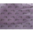thumbnail image 4 of oneOone Georgette Viscose Light Purple Fabric Rabbit Animal Craft Projects Decor Fabric Printed By The Yard 42 Inch Wide, 4 of 4