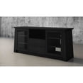 thumbnail image 2 of Furnitech 31" x 70" Contemporary Wood TV Stand in Ebony Black Finish, 2 of 5
