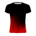 thumbnail image 4 of Kcodviy Costume d'Été Imprimé pour Hommes, T-Shirt à Manches Courtes Ajusté, Veste de Costume pour Hommes, Haut à Col Rond, Shorts à Cordon, Cravates Habillées pour Hommes, Ensemble de Costumes, 4 of 7