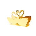 thumbnail image 3 of Servilletero de hierro con forma de cisne para mesa, organizador de pañuelos, decoración, soporte para servilletas, centro de mesa para regalo, 3 of 10