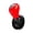 Red, variant on Honmine Metal Club Type Car Start Button Start Cover, Decorative Sticker for Vehicle One-Button Start, Lever Cap for Dashboard, Center Console, Steering Column