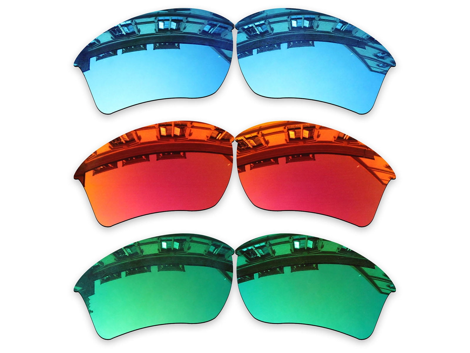 Vonxyz 3 Pack Polarized Replacement Lenses for Oakley Half Jacket 2.0