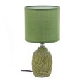 thumbnail image 1 of Ceramic Table Lamp With Shade Leaflet Green, 1 of 3