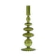 thumbnail image 2 of ¡Ofertas especiales! Candelabro de vidrio, jarrón de vidrio, candelabro de columna verde, oferta especial., 2 of 8