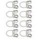 thumbnail image 1 of 8 Uds Banjo Picks De Dedo De Acero Inoxidable Guitarra Con Los Dedos De La Guitarra Accesorios De Instrumentos Musicales, 1 of 7