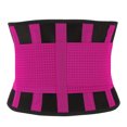 thumbnail image 1 of Breathable Warming Waistband Soft Adjustable Abdominal Wrap Waist Back Support BeltRed M, 1 of 10