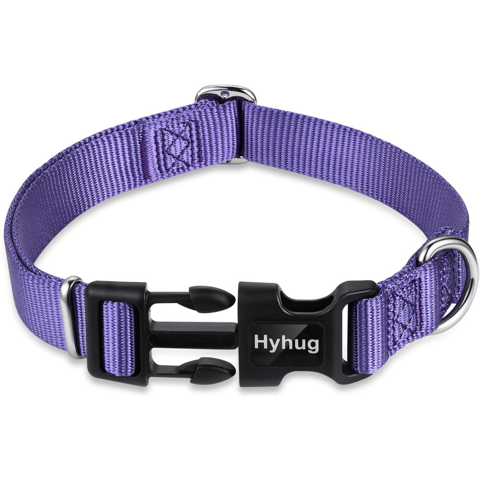 Dog collar with name tag attached hot sale