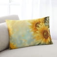 thumbnail image 2 of Sunflower Pillow Covers 20x26 Inch Standard Size, Yellow Spring Floral Botanical Decorative Pillowcase with Zipper, Microfiber Pillow Protector, Breathable Pillowcases for Sofa Bed Living Room, 2 of 9