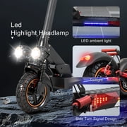 Electric Scooter - Mankeel 800W Motor, Electric Scooter with 10 Air-Filled Off-Road Tires, 28Mph Top Speed, Max 31 Miles Long Range, Dual Braking System for Teen and Adults