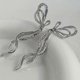 thumbnail image 2 of Earrings, Women's Earrings, Silver Earrings, Ribbon Earrings Banmo, 2 of 5