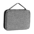 thumbnail image 2 of segolike Watch Band Case Business Travel Use Compact Handbag Watch Band Organizer Bag Gray, 2 of 9