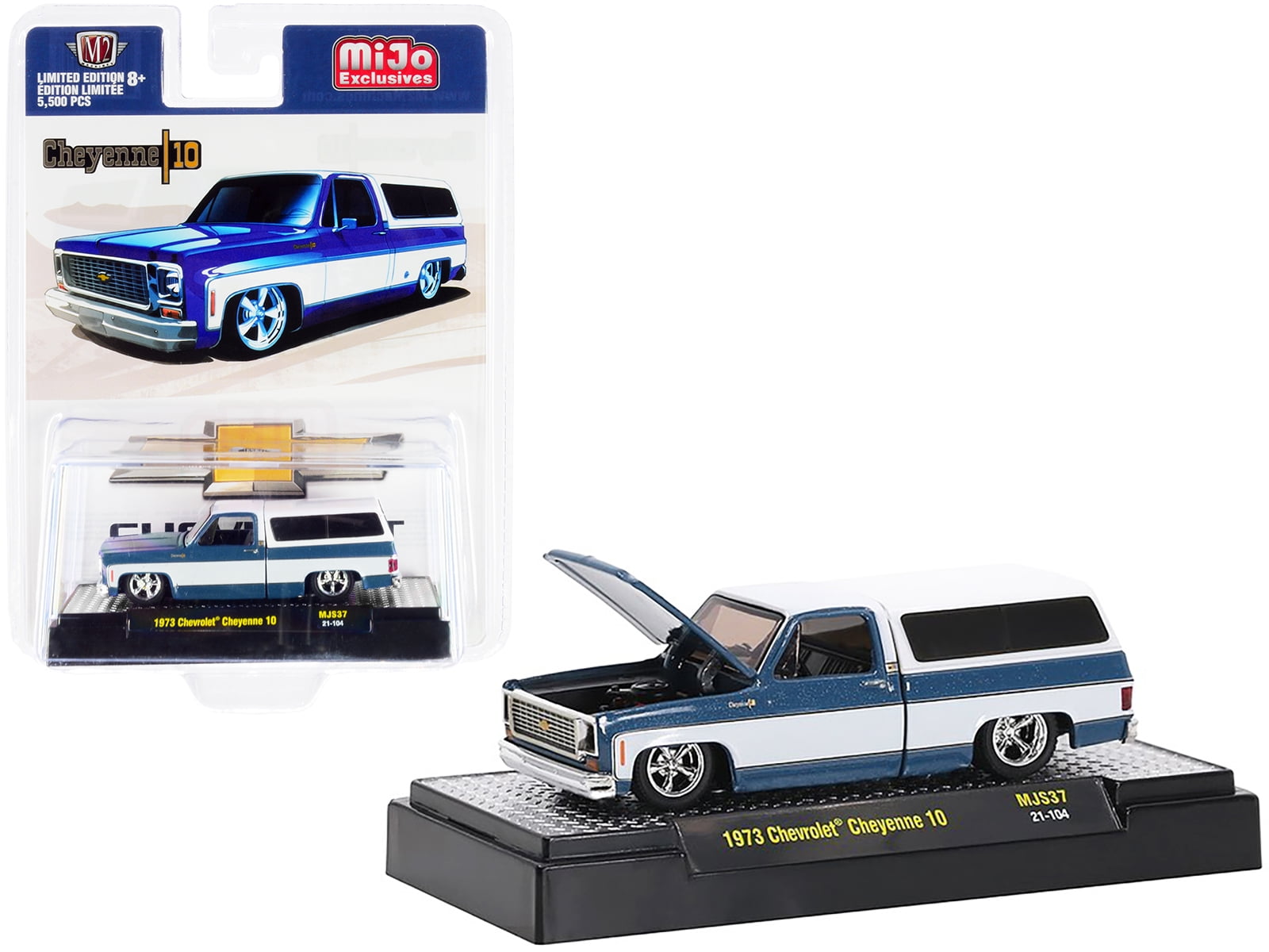 Greenlight 37120 D 1972 Chevrolet C-10 Pick up Truck W Camper Shell 1/64 Chase for sale online 