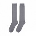 thumbnail image 4 of Yuanlong Womens Knee-High Socks Solid Color Casual Stockings Minimalist Elegant Breathable Everyday Hosiery, 4 of 4