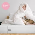 thumbnail image 2 of FDW Full 8 Inch Medium-Firm Gel Memory Foam Mattress, CertiPUR-US Certified, in a Box, Bamboo Charcoal Infused, 2 of 7
