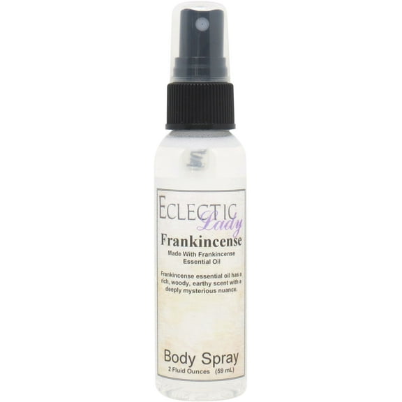 Frankincense Body Spray, Eclectic Lady, Hydrating Mist, Unisex, 2 oz