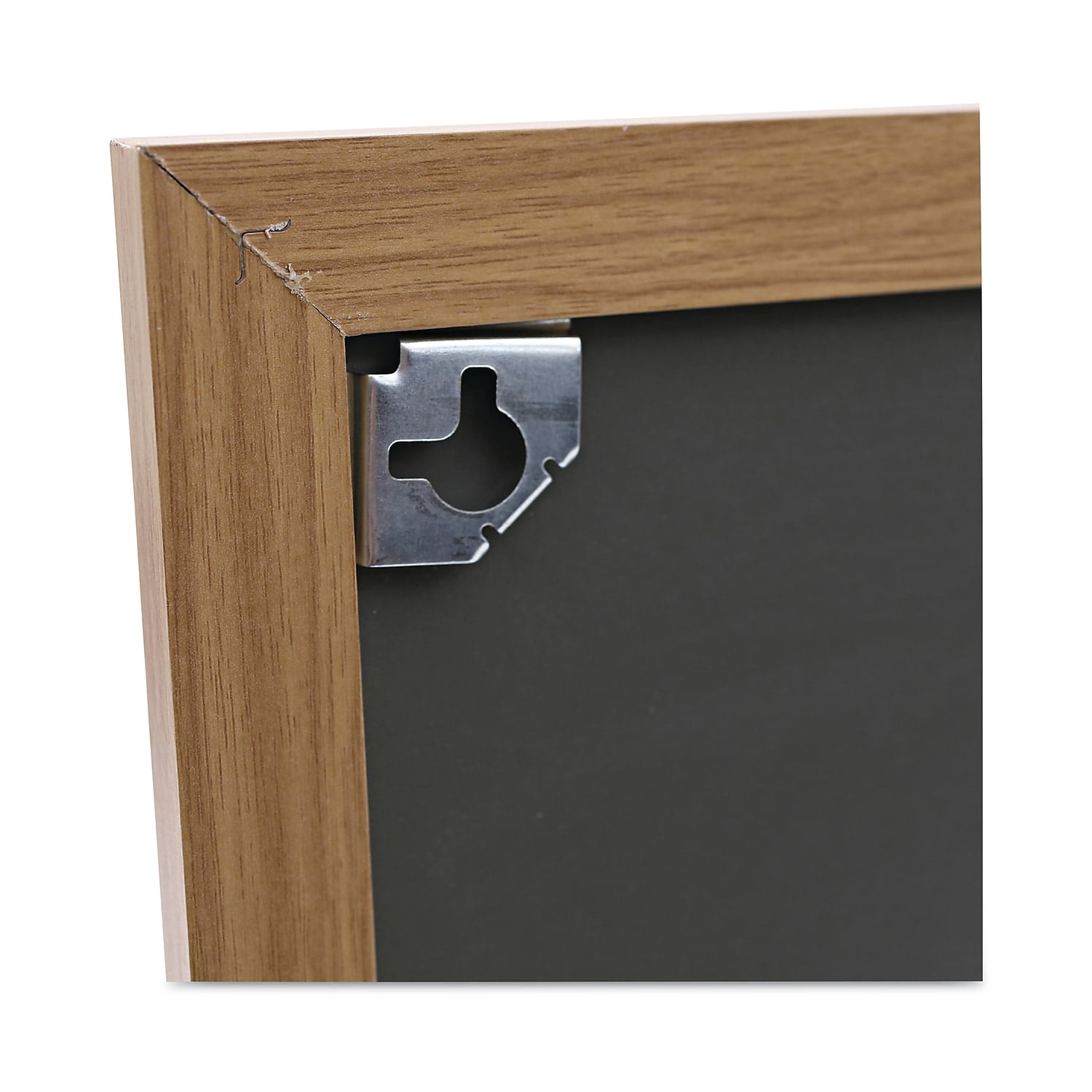 UNIVERSAL Cork Board with Oak Style Frame 24 x 18 Natural Oak-Finished Frame 43602
