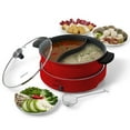thumbnail image 1 of Starfrit The Rock XL Dual-Sided Electric Hot Pot - 5L Capacity - Rock.Tec Non-Stick - 1500 Watts, 1 of 8