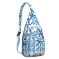 thumbnail image 1 of Summer Beach Sling Backpack - Mermaid & Seashell Design Crossbody Shoulder Bag, Fashionable Daypack, 1 of 4