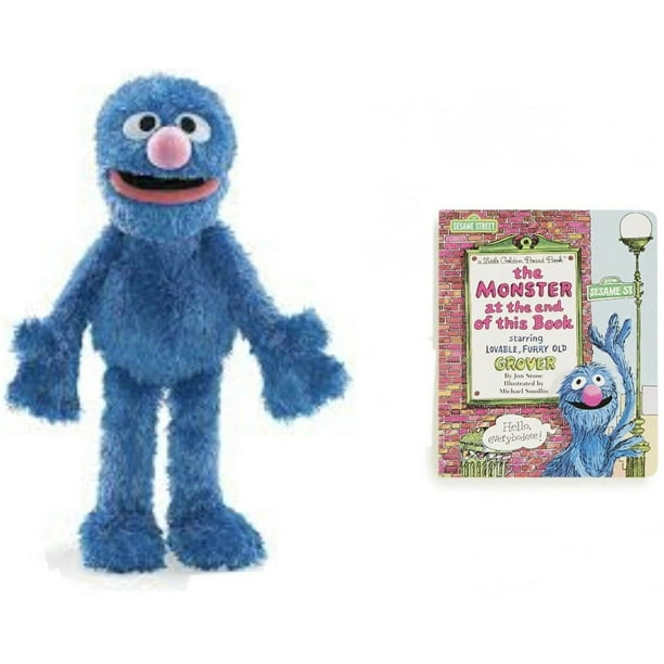 Sesame Street Grover Doll & Mini Book Set 15” Plush Kohl's Cares